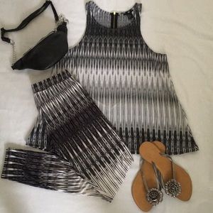 H&M Black/White/Cream 2 pc Set